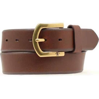 HD Xtreme Men's Leather Beveled Work Belt, 1-1/2 in., Brown