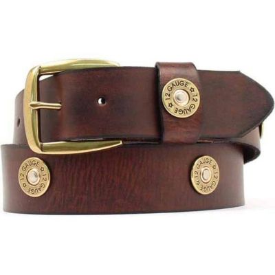 Nocona Men's Leather Multi Bullet Belt, 1-1/2 in.