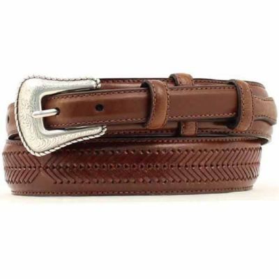 Nocona Men's Leather Top Hand Ranger Belt, Brown