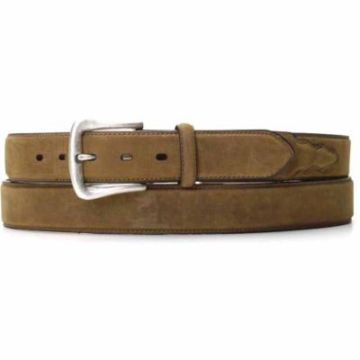 Nocona Men's Distressed Point Billet Belt