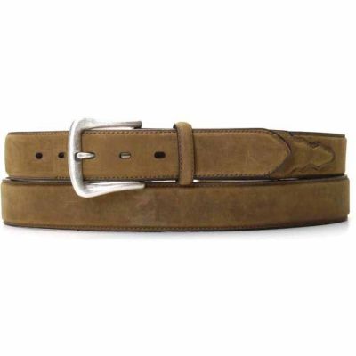Nocona Men's Distressed Leather Point Billet Belt, 1-1/2 in.