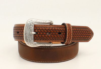 Ariat Men's Western Billet Belt More decorative than I would have liked; pictures on the site do not represent how the belt really looks