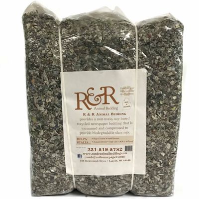 R & R Animal Bedding Recycled Newspaper Animal Bedding, 12 cu. ft.