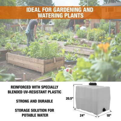 Image showing  30 gal. Square Water Tank, Natural