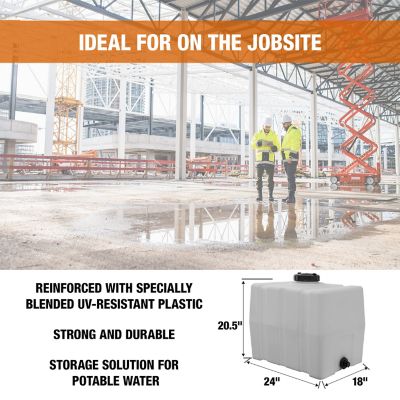 Image showing 5 th Romotech 30 gal. Square Water Tank, Natural