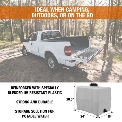 Image showing 6 th Romotech 30 gal. Square Water Tank, Natural