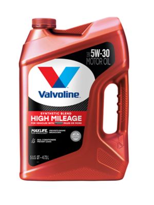 Valvoline 5 qt. 5W-30 High-Mileage with MaxLife Technology Motor Oil