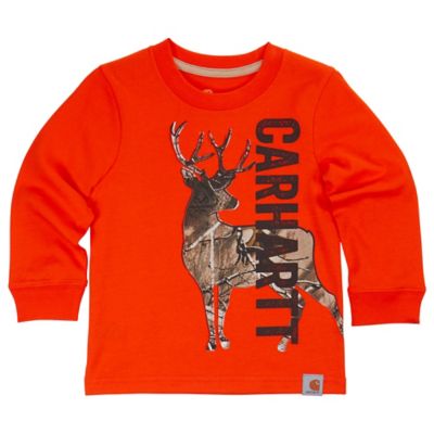 Carhartt Boys' Toddler Deer Camo T-Shirt