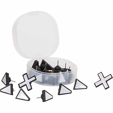 Details about   Allen X Marks the Spot Reflective Surface Trail Tacks with Storage Case 20 Pcs 