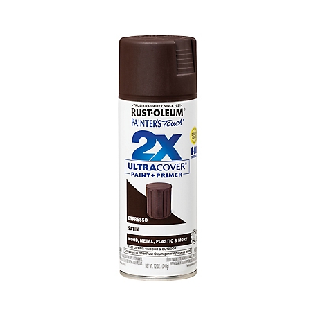 Rust-Oleum 12 oz. Espresso Painter's Touch 2X Ultra Cover Spray Paint, Satin