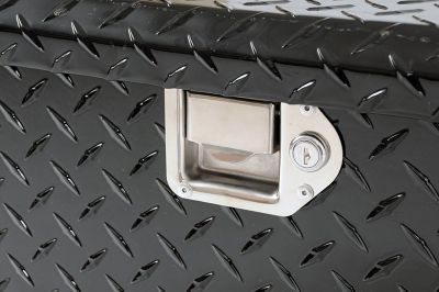 Image showing 1 th Dee Zee 92 gal. L-Shaped Transfer Tank with Chest Box, Black