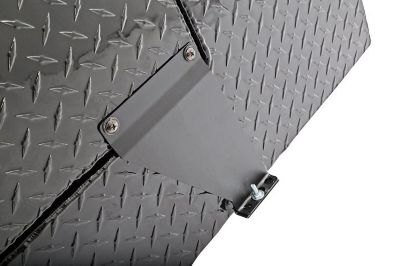 Image showing 7 th Dee Zee 92 gal. L-Shaped Transfer Tank with Chest Box, Black