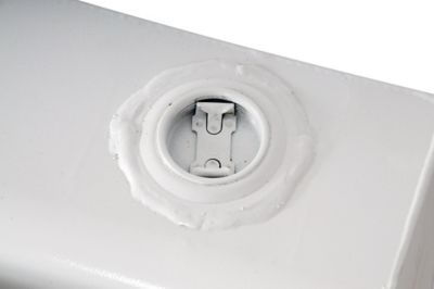 Image showing 5 th Dee Zee 92 gal. L-Shaped Steel Transfer Tank, White