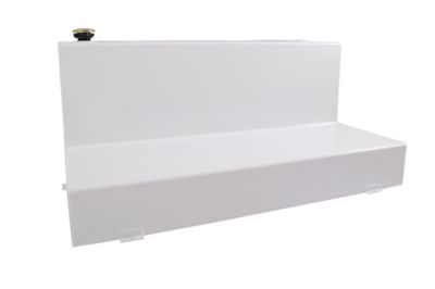 Image showing  111 gal. L-Shaped Steel Transfer Tank, White