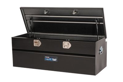 Image showing  56 in. x 16 in. x 19 in. Black Hardware Series Steel Truck Utility Chest