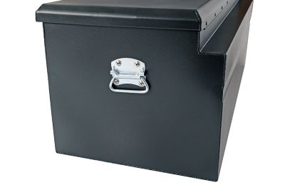 Image showing  56 in. x 16 in. x 19 in. Black Hardware Series Steel Truck Utility Chest