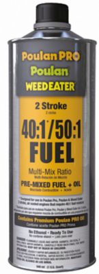 Poulan Pro Pre-Mixed 2-Cycle Fuel and Oil, 1 qt., 581925801