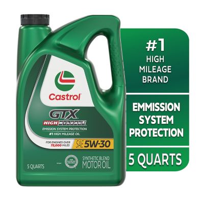 Castrol GTX High Mileage 5W-30, 5QT