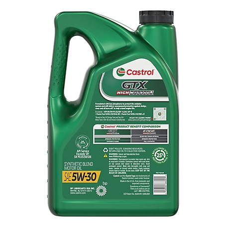 Castrol GTX High Mileage 5W-30, 5QT at Tractor Supply Co.