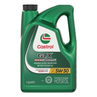 Image showing  5 qt. 5W-30 GTX High Mileage Oil