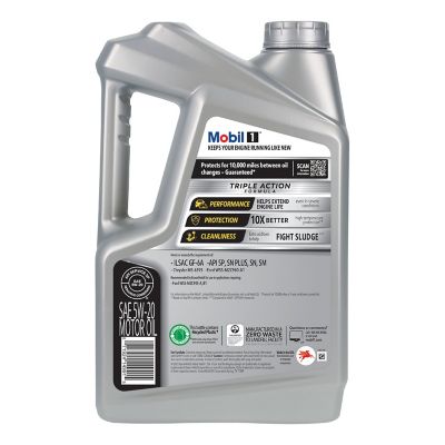 Image showing  5 qt. 5W-20 Advanced Full Synthetic Motor Oil