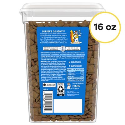 Image showing  MixUps Crunchy and Soft Surfer's Delight Flavor Cat Treats, 16 oz. Tub