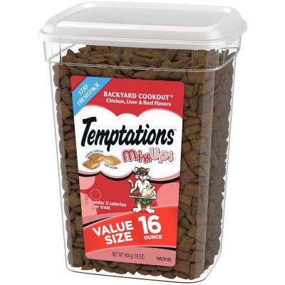 Image showing  MixUps Backyard Cookout Flavor Crunchy and Soft Cat Treats, 16 oz.