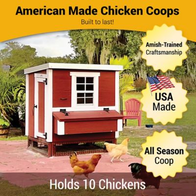 Image showing  Medium Chicken Coop, 10 Chicken Capacity