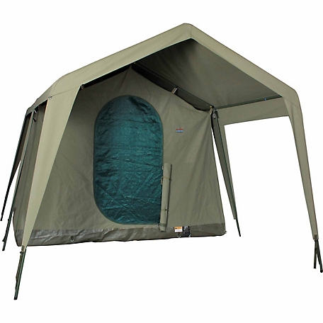 Bushtec Adventure 4-Person Delta Zulu Combo Gazebo and Chalet Tent System