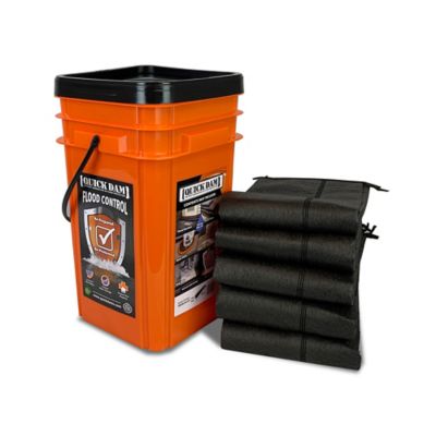 Quick Dam 10 ft. Grab & Go Flood Emergency Kit, 1 Bucket