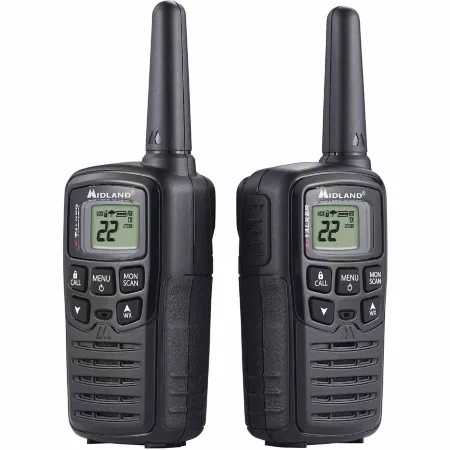 Midland Two-Way Radio Kit 22 Channels 20 Mile Range Two-Way Radios