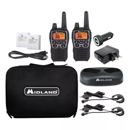 Midland T77 Extreme Two-Way Radio Kit 36 Channels 38 Mile Range 2-Pack Two-Way Radios