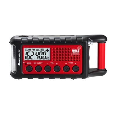Midland Emergency Crank Weather Radio, 2,600 mAh
