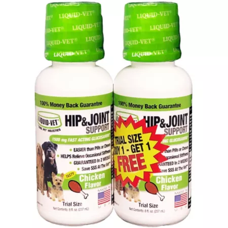 Liquid-Vet K9 Chicken Flavor Hip and Joint Supplement for Dogs 8 oz 2 ct Dog Hip & Joint Care