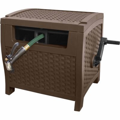 Image showing  175 ft. Resin Wicker Slide Trak Hose Hideaway