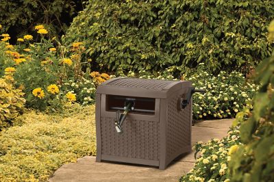 Image showing  225 ft. Resin Wicker Smart Trak Hose Hideaway