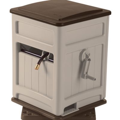 Image showing  5/8 in. x 225 ft. Smart Trak Swivel Hose Hideaway, Light Taupe