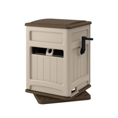 Image showing  5/8 in. x 225 ft. Smart Trak Swivel Hose Hideaway, Light Taupe