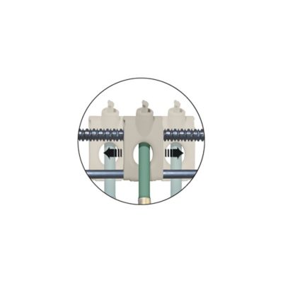 Image showing 5 th Suncast 5/8 in. x 225 ft. Smart Trak Swivel Hose Hideaway, Light Taupe