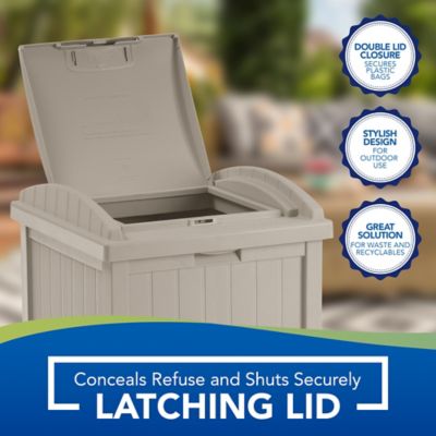 Image showing  30-33 gal. Trash Hideaway Refuse Container