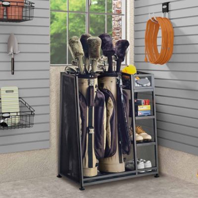 Suncast 2-Bag Golf Organizer Shelf