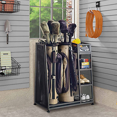 Suncast Golf Organizer Shelf Go3216d, Golf Bag Garage Storage