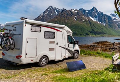 Image showing 8 th Nature Power 40-Watt Portable Monocrystalline Silicon Solar Panel for 12V Charging