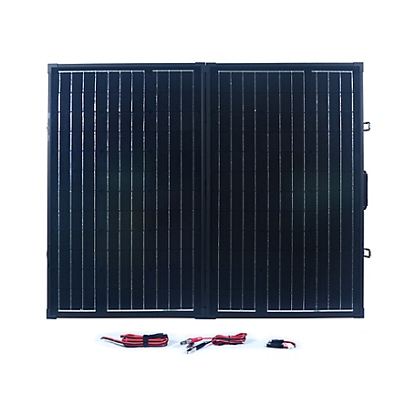 Nature Power 120W Portable Monocrystalline Silicon Solar Panel for 12V Charging