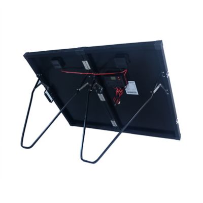 Image showing  120-Watt Portable Monocrystalline Silicon Solar Panel for 12V Charging