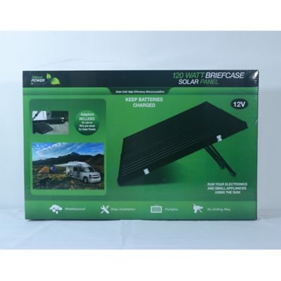 Image showing 6 th Nature Power 120-Watt Portable Monocrystalline Silicon Solar Panel for 12V Charging