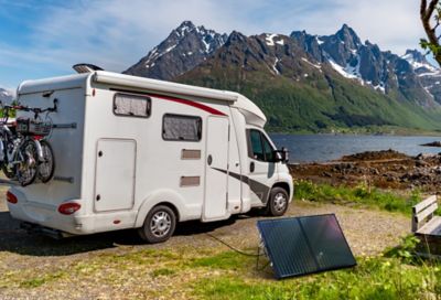 Image showing 8 th Nature Power 120-Watt Portable Monocrystalline Silicon Solar Panel for 12V Charging