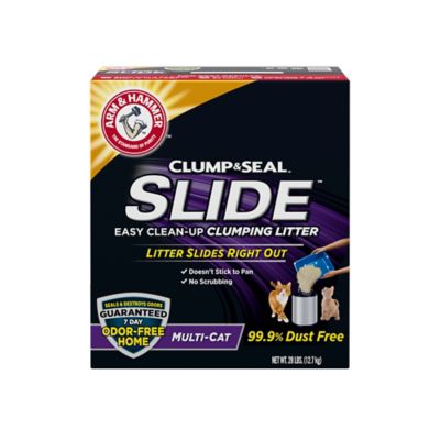 Arm Hammer SLIDE Easy Clean Up Scented Clumping Clay Cat Litter Multi Cat 28 lb. at Tractor Supply Co