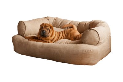 Snoozer Luxury Overstuffed Poly-Fill Sofa Pet Bed