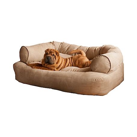 Snoozer Luxury Overstuffed Poly-Fill Sofa Pet Bed